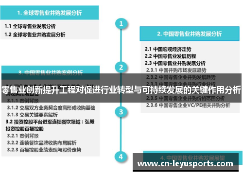零售业创新提升工程对促进行业转型与可持续发展的关键作用分析